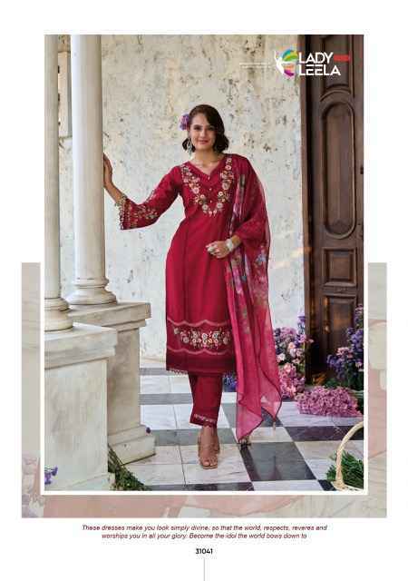 Lady Leela Charchay Viscouse Readymade Suit (6 pcs Catalogue)