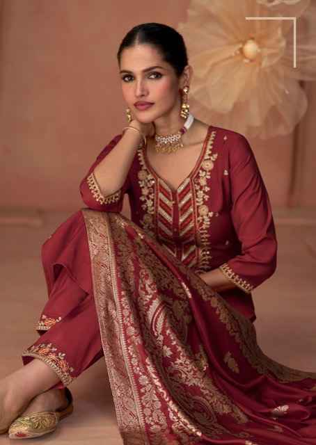Lady Leela Shiddat Vol-4 Viscouse Rayon Dress Material (6 pcs Catalogue)
