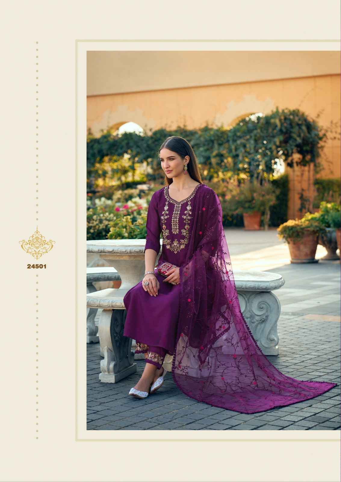 Lily & Lali Maria 9 Vol-5 Silk Readymade Dress (6 pcs Catalogue)