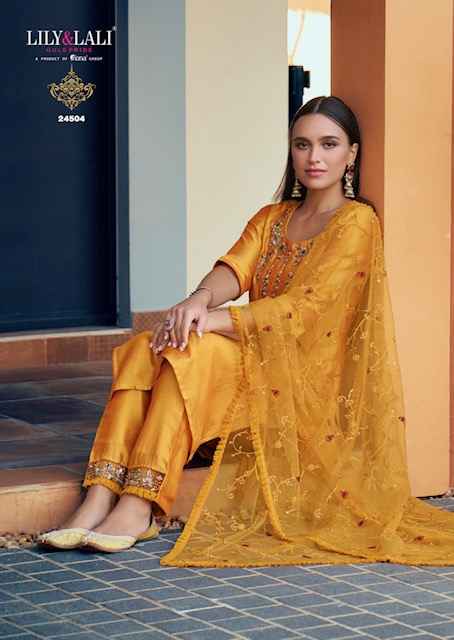 Lily & Lali Maria 9 Vol-5 Silk Readymade Dress (6 pcs Catalogue)