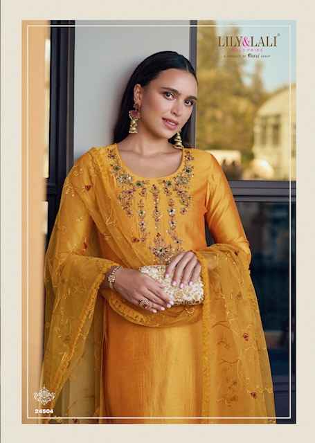 Lily & Lali Maria 9 Vol-5 Silk Readymade Dress (6 pcs Catalogue)