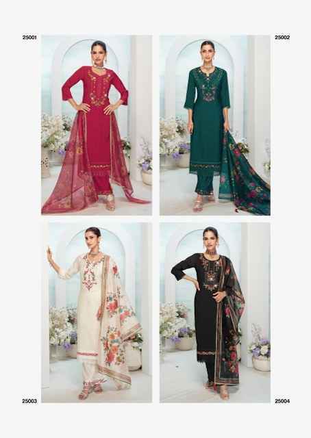 Lily & Lali Mishka Viscouse Silk Readymade Suit (6 pcs Catalogue)