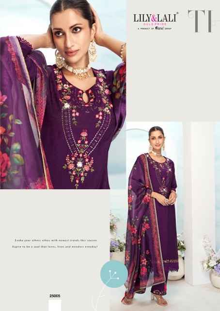 Lily & Lali Mishka Viscouse Silk Readymade Suit (6 pcs Catalogue)