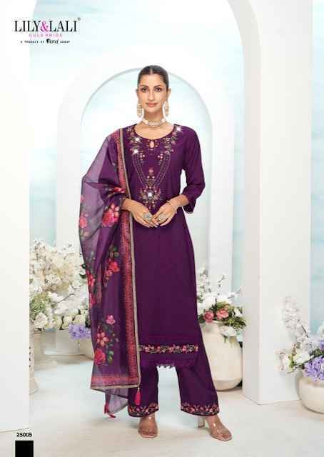 Lily & Lali Mishka Viscouse Silk Readymade Suit (6 pcs Catalogue)