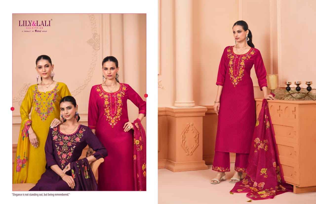 Lily & Lali Monalisa Vol-6 Viscouse Readymade Suit (6 pcs Catalogue)