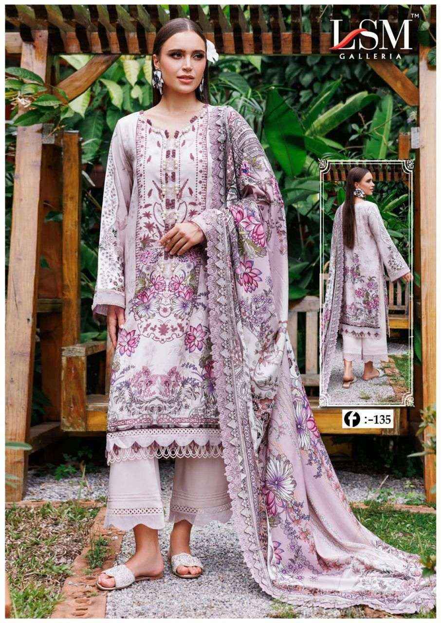 LSM Galleria Firdous Queen Lawn Vol 13 Readymade Lawn Cotton Dress 6 pcs Catalogue