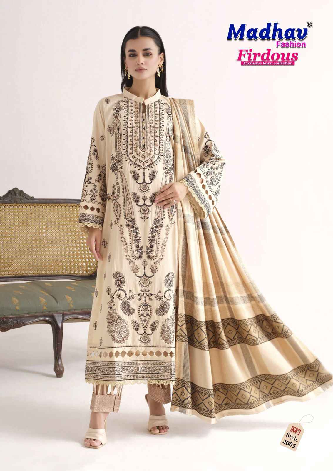 Madhav Fashion Firdous Vol-2 Cotton Dress Material (6 pcs Catalogue)