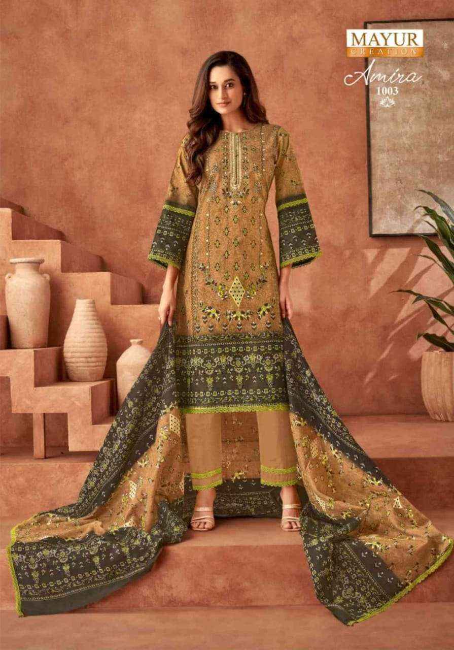 Mayur Creation Amira Vol-1 Cotton Dress Material (8 pcs Catalogue)