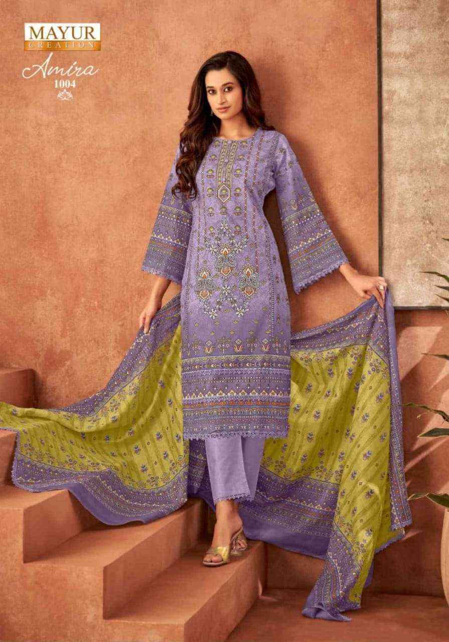 Mayur Creation Amira Vol-1 Cotton Dress Material (8 pcs Catalogue)