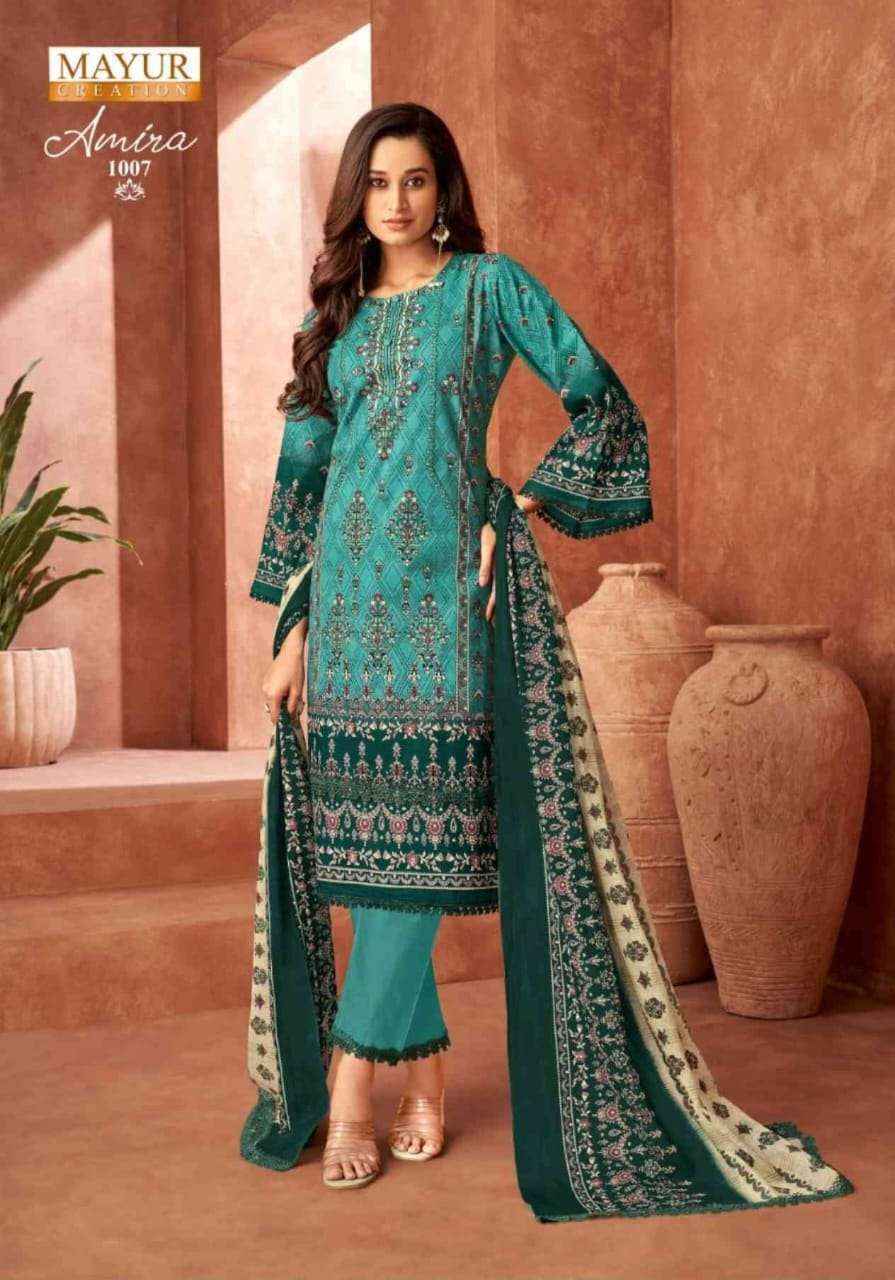 Mayur Creation Amira Vol-1 Cotton Dress Material (8 pcs Catalogue)