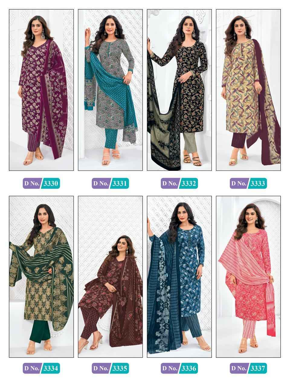 MCM Lifestyle Priyalaxmi Vol-33 Cotton Dress Material (20 pcs Catalogue)
