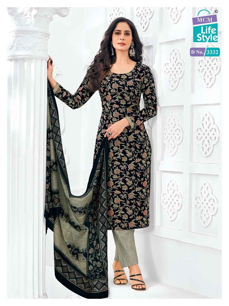 MCM Lifestyle Priyalaxmi Vol-33 Cotton Dress Material (20 pcs Catalogue)