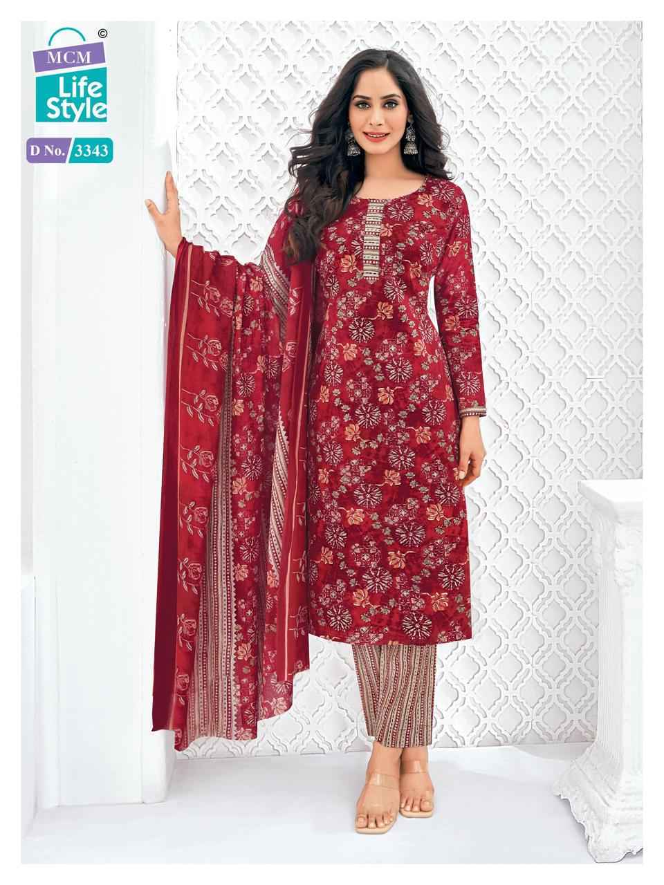 MCM Lifestyle Priyalaxmi Vol-33 Cotton Dress Material (20 pcs Catalogue)