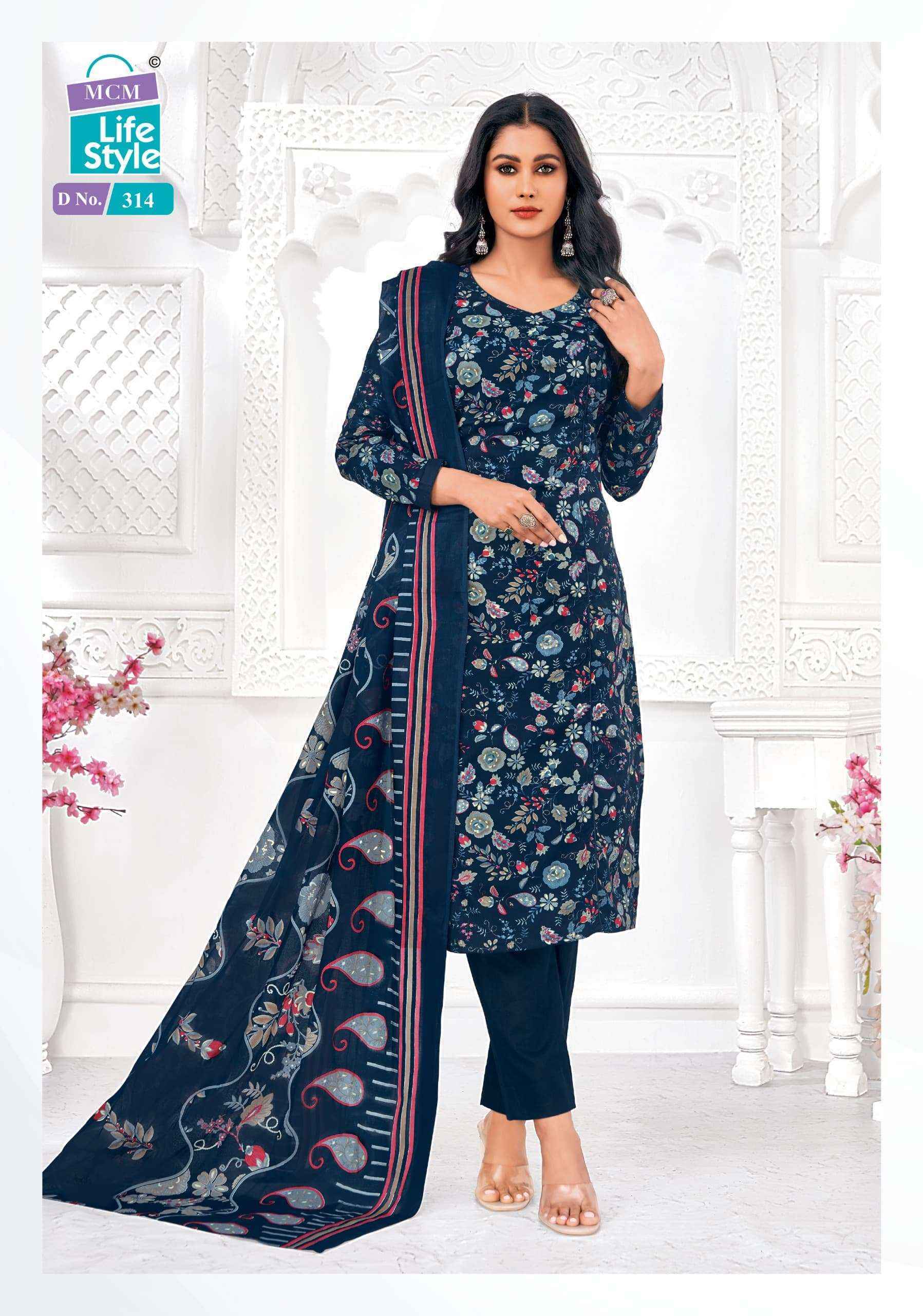 MCM Lifestyle Saanvi Lawn Cotton Dress Material (10 pcs Catalogue)