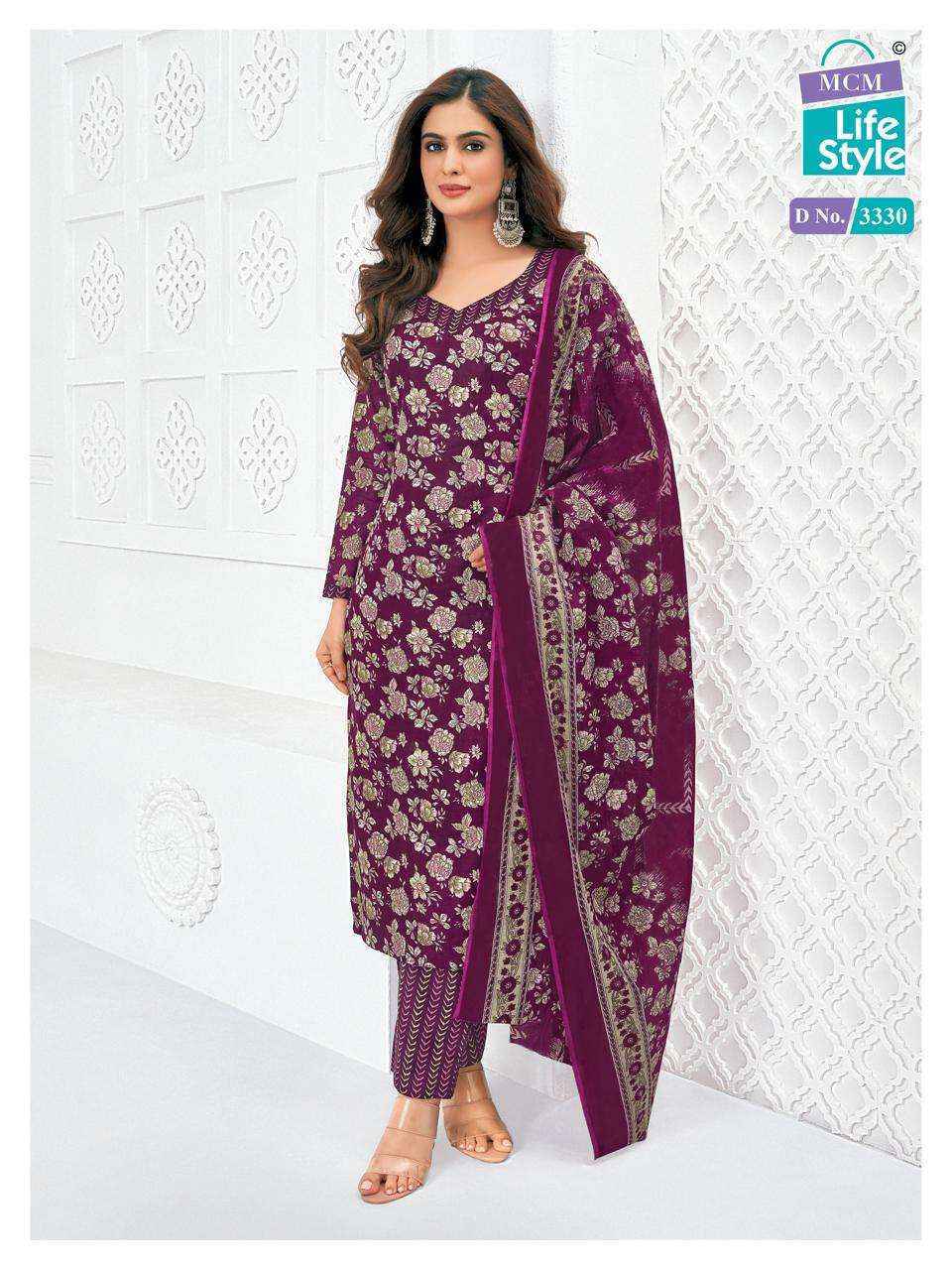 MCM Lifestyle Saanvi Lawn Cotton Dress Material (10 pcs Catalogue)