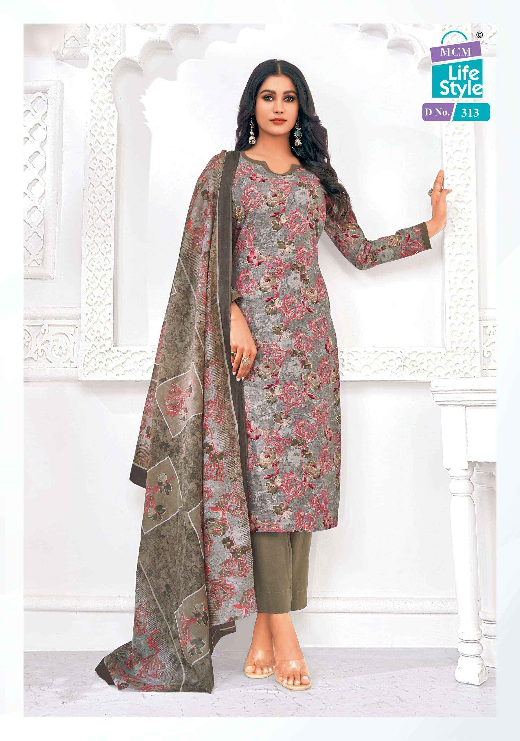 MCM Lifestyle Saanvi Lawn Cotton Dress Material (10 pcs Catalogue)
