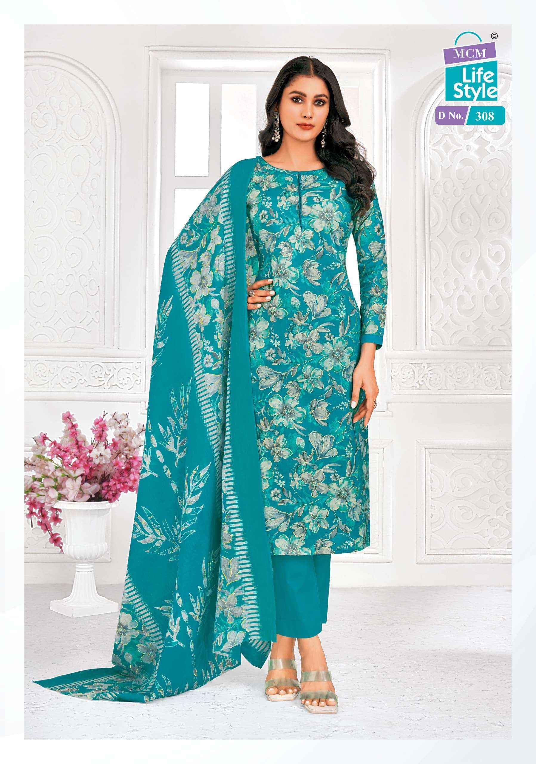 MCM Lifestyle Saanvi Lawn Cotton Dress Material (10 pcs Catalogue)