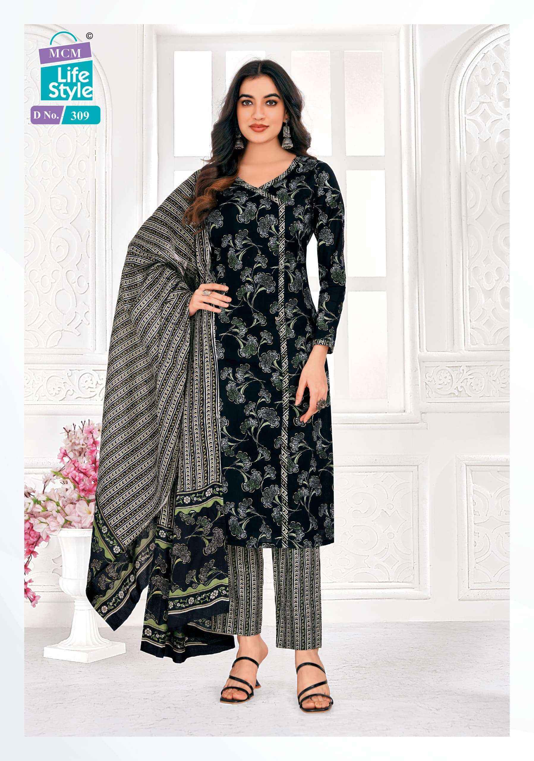 MCM Lifestyle Saanvi Lawn Cotton Dress Material (10 pcs Catalogue)