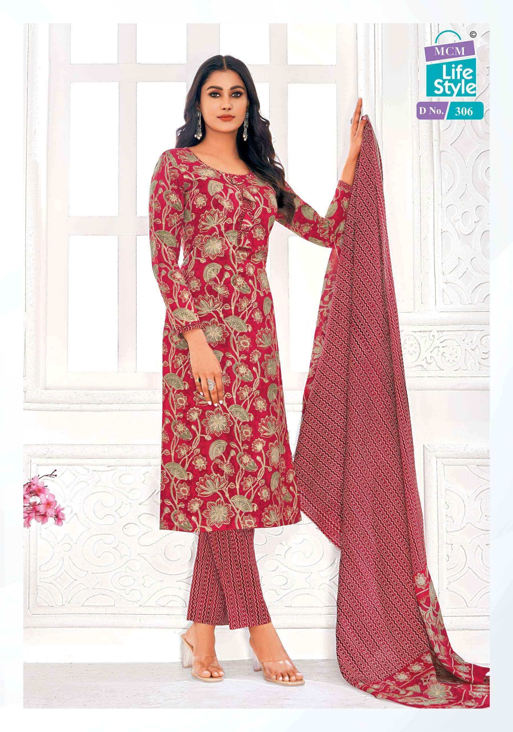 MCM Lifestyle Saanvi Lawn Cotton Dress Material (10 pcs Catalogue)