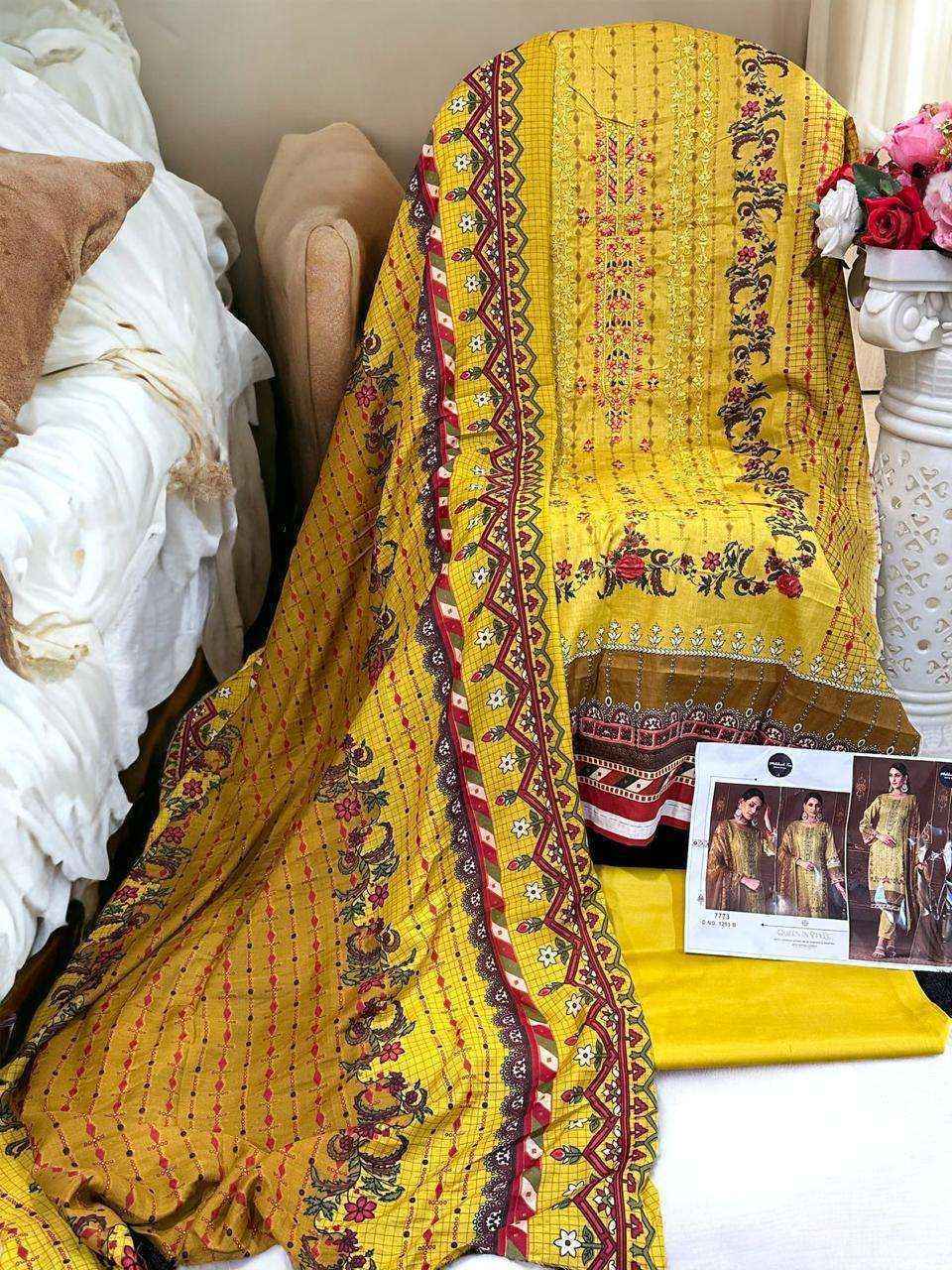 Mehboob Tex D No-1293 Lawn Cotton Dress Material (4 pcs Catalogue)