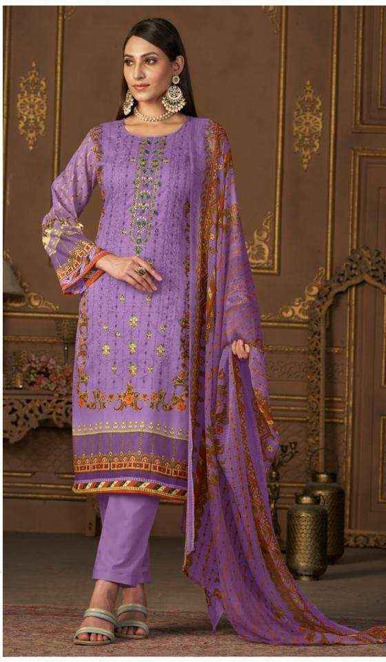 Mehboob Tex D No-1293 Lawn Cotton Dress Material (4 pcs Catalogue)