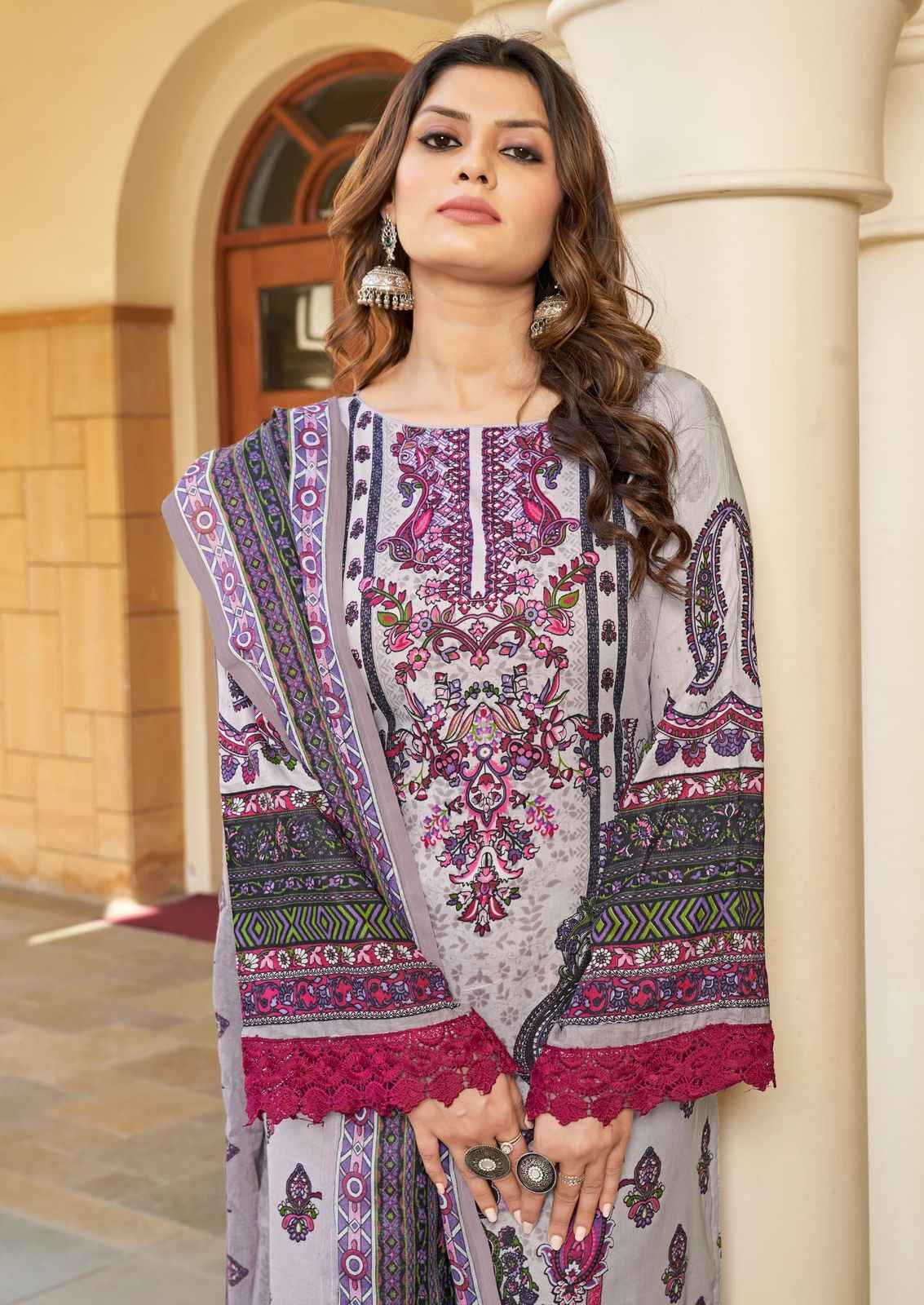 Mishri Creation Pushpa Vol-3 Cotton Dress Material (6 pcs Catalogue)