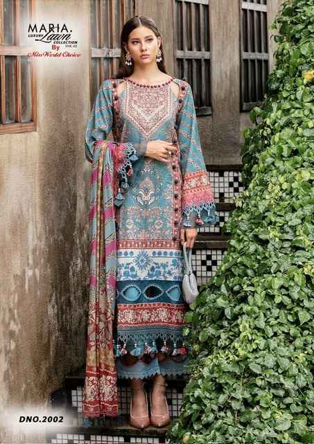 Miss World Choice Maria Vol-2 Cotton Dress Material (6 pcs Catalogue)