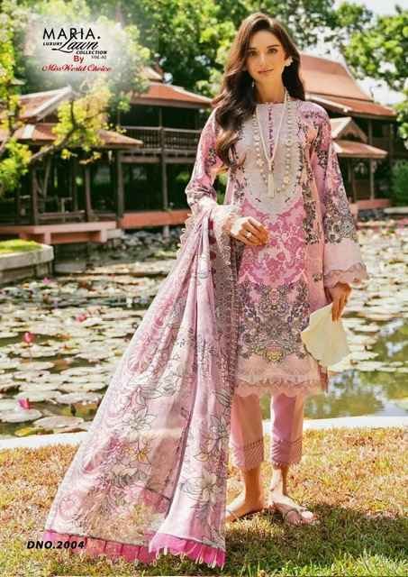 Miss World Choice Maria Vol-2 Cotton Dress Material (6 pcs Catalogue)