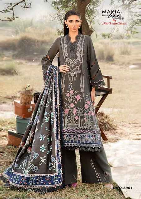 Miss World Choice Maria Vol-2 Cotton Dress Material (6 pcs Catalogue)