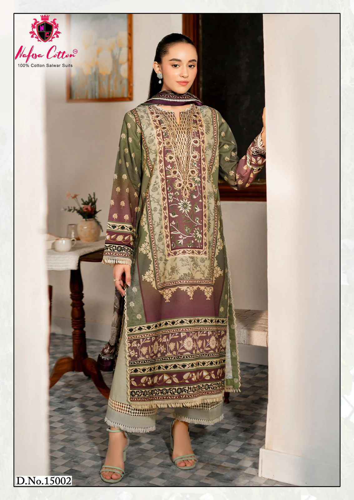Nafisa Cotton Sahil Vol-15 Cotton Dress Material (6 pcs Catalogue)