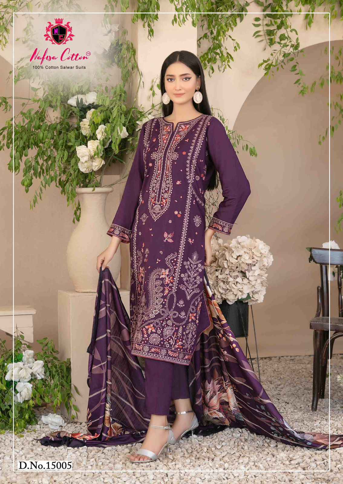 Nafisa Cotton Sahil Vol-15 Cotton Dress Material (6 pcs Catalogue)