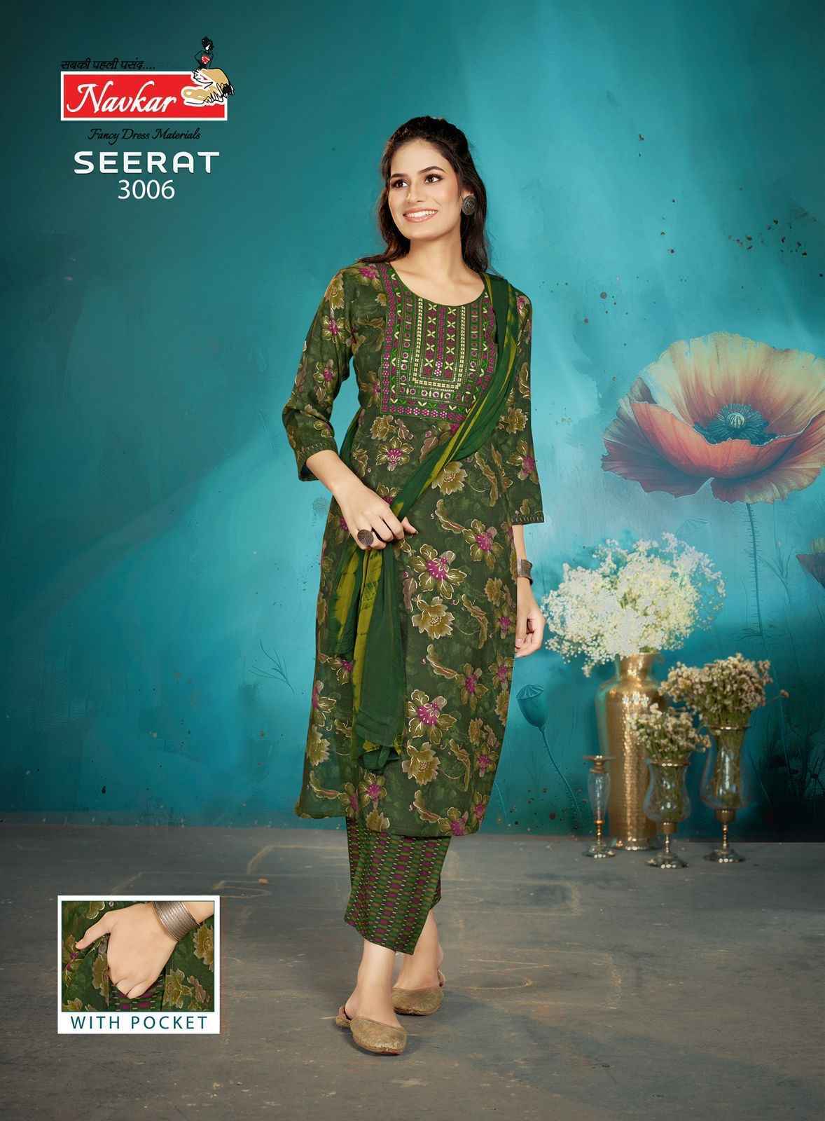 Navkar Seerat Vol-3 Rayon Readymade Suit (8 pcs Catalogue)