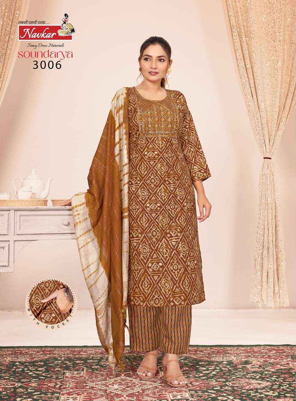Navkar Soundarya Vol 3 Capsule Kurti Combo 8 pcs Catalogue
