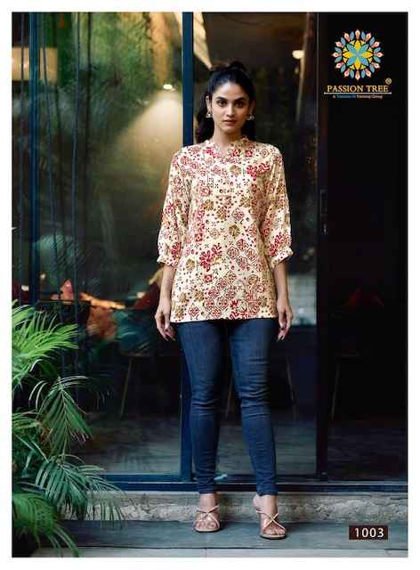 Passion Tree Baby Vol -1 Rayon Short Kurti (8 pcs Catalogue)