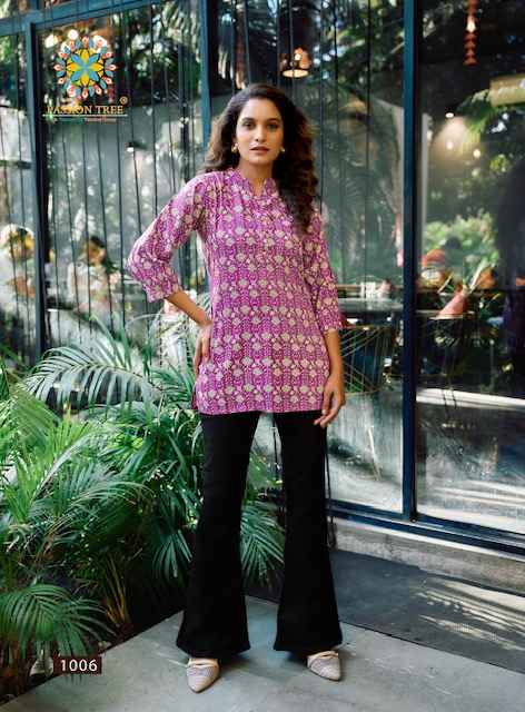 Passion Tree Baby Vol -1 Rayon Short Kurti (8 pcs Catalogue)