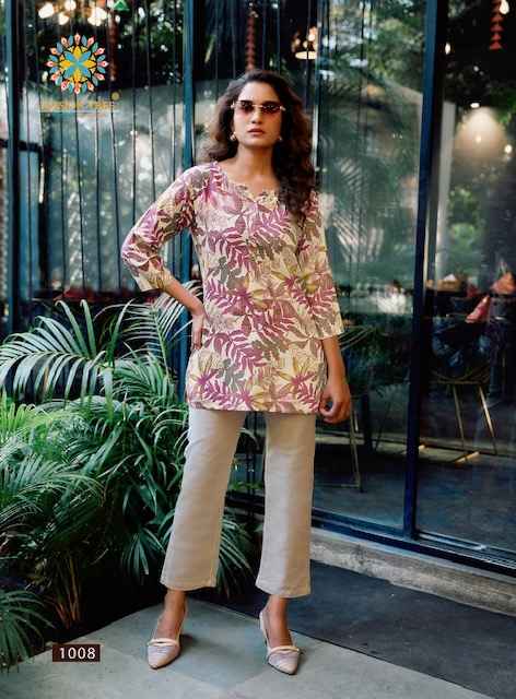 Passion Tree Baby Vol -1 Rayon Short Kurti (8 pcs Catalogue)