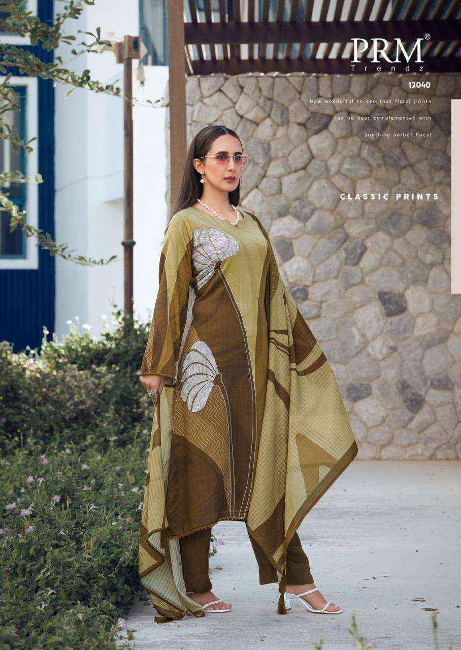 PRM Trendz Amber Jam Cotton Dress Material (6 pcs Catalogue)