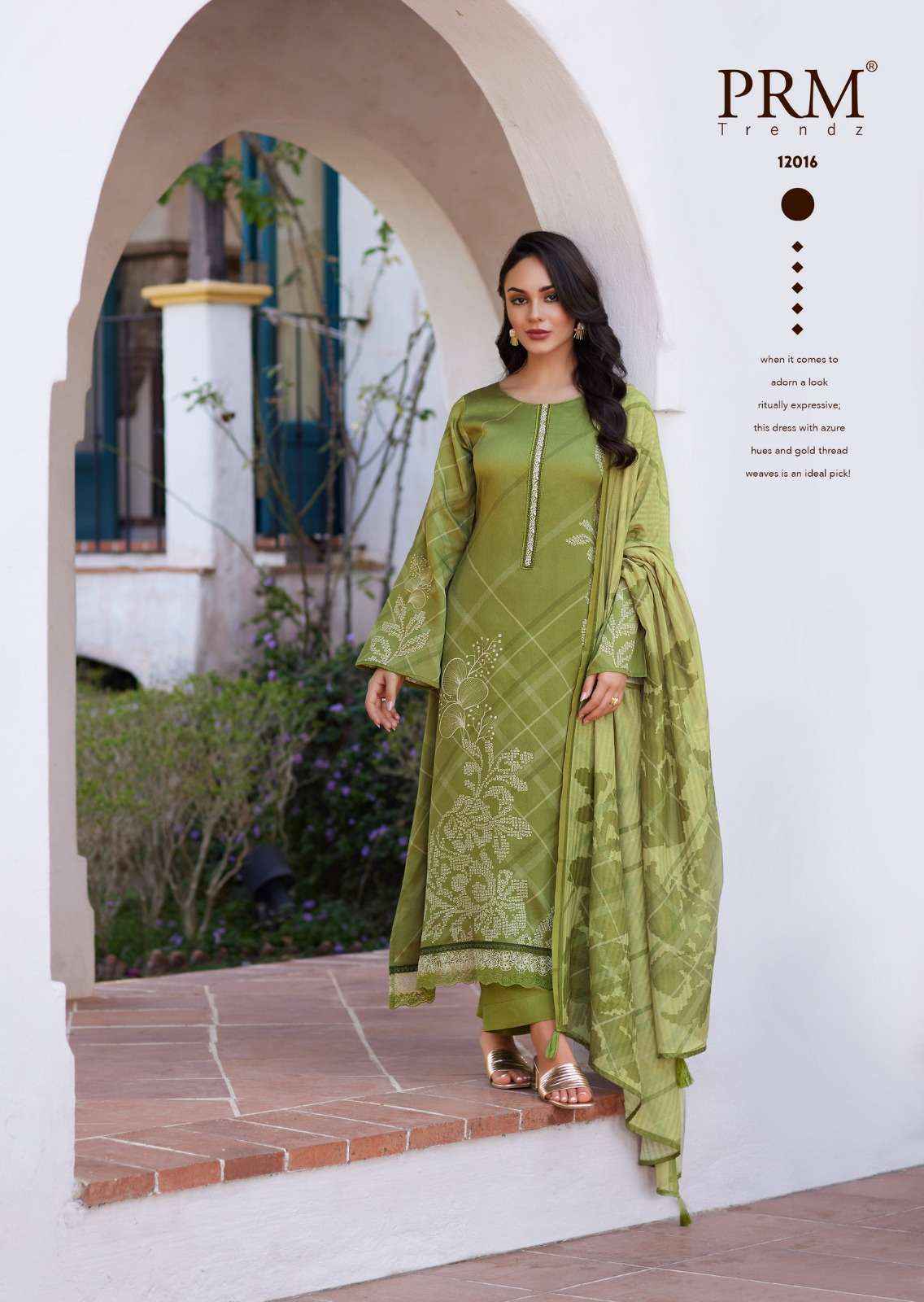 PRM Trendz Ziu Jam Cotton Dress Material 6 pcs Catalogue