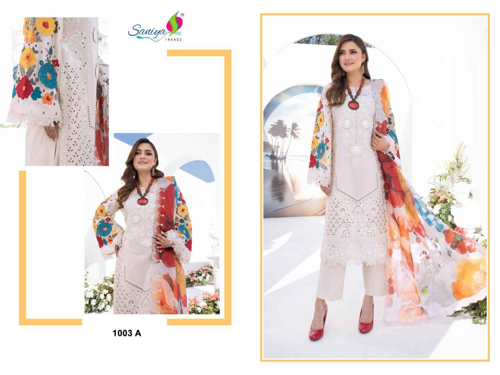Saniya Trendz Karma Collection Vol-1 NX Cotton Dress Material (4 pcs Catalogue)