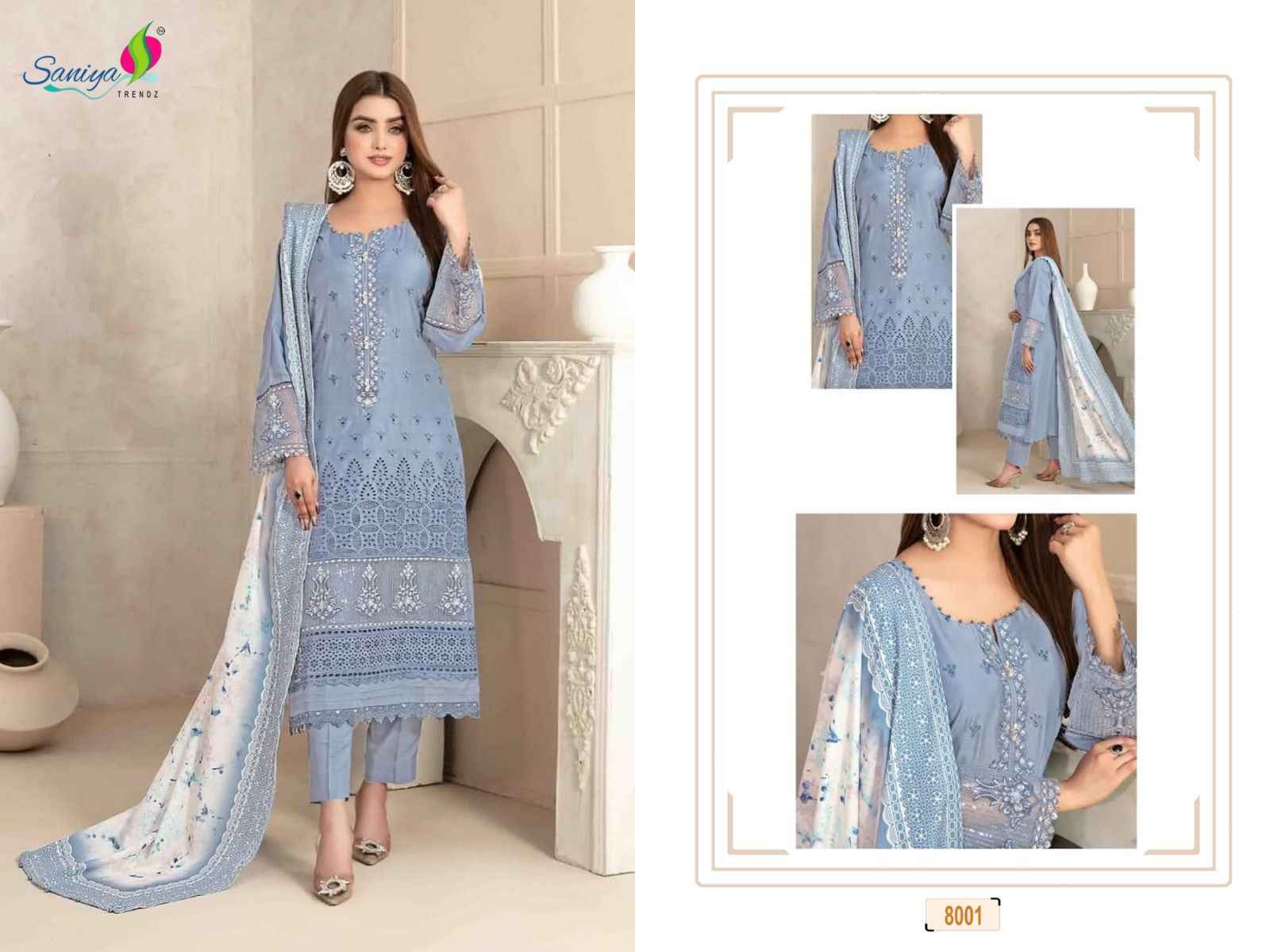 Saniya Trendz Rang Rasiya Nx Vol-8 Cotton Dress Material (4 pcs Catalogue)