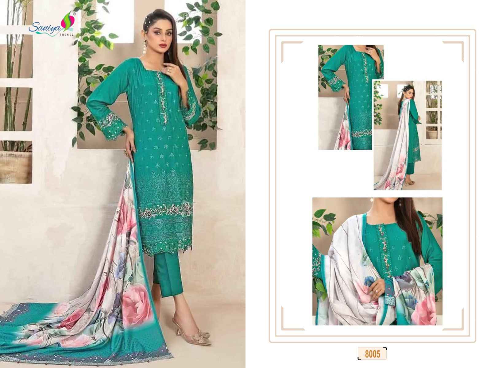 Saniya Trendz Rang Rasiya Nx Vol-8 Cotton Dress Material (4 pcs Catalogue)