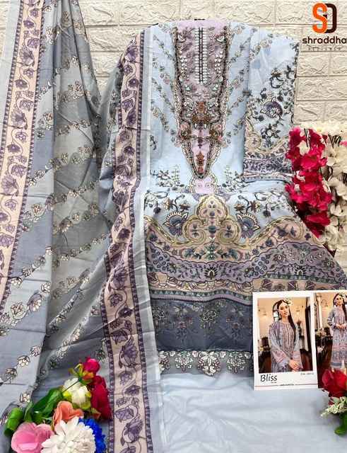 Shraddha Designer Bliss Vol-6 Lawn Cotton Dress Material (4 pc Catalogue)
