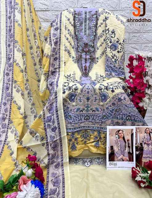 Shraddha Designer Bliss Vol-6 Lawn Cotton Dress Material (4 pc Catalogue)