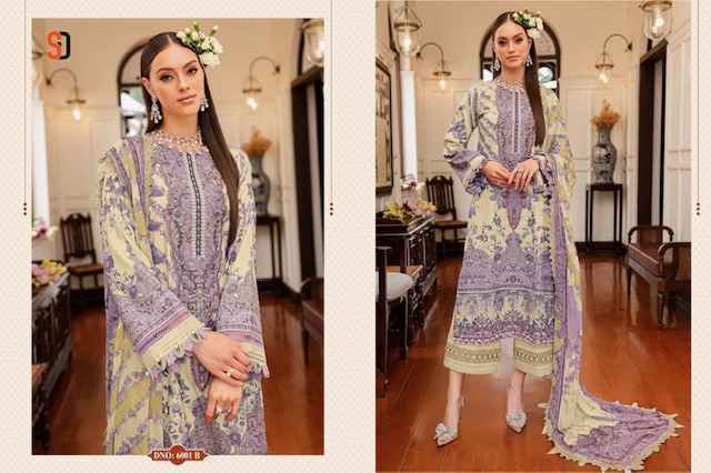 Shraddha Designer Bliss Vol-6 Lawn Cotton Dress Material (4 pc Catalogue)