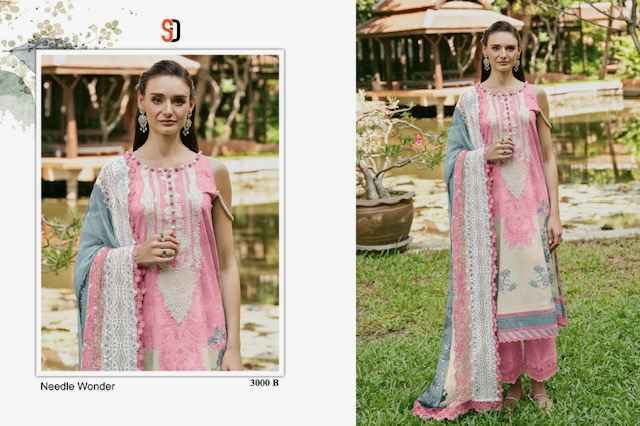 Shraddha Designer Needle Wonder Vol-3 Cotton Dress Material (4 pcs Catalogue)