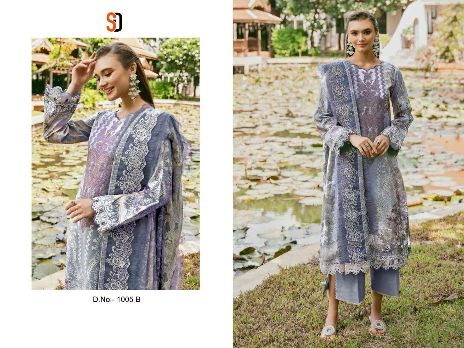 Shraddha Designer Needle Wonder Vol-5 Cotton Dress Material (2 pcs Catalogue)
