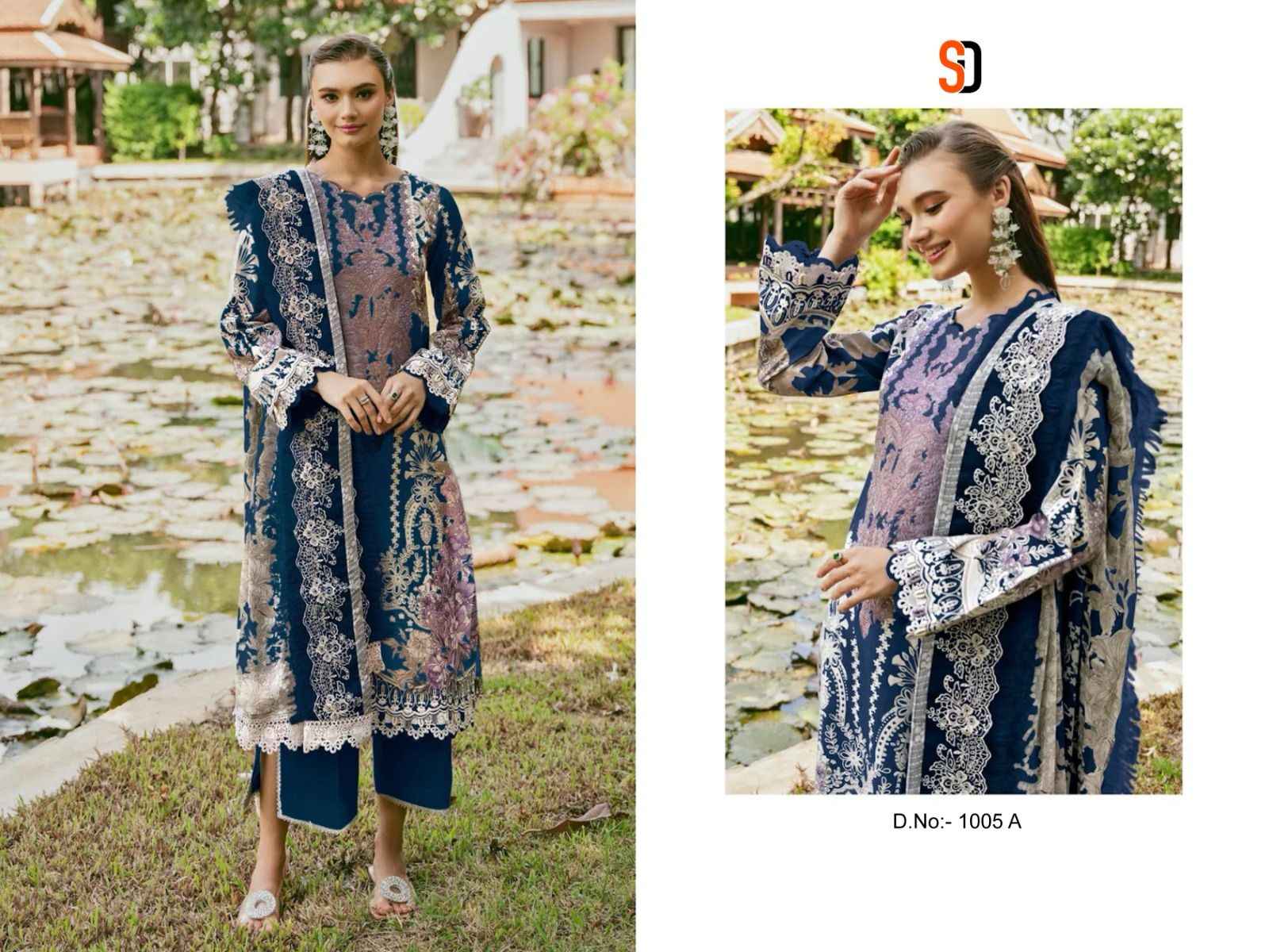 Shraddha Designer Needle Wonder Vol-5 Cotton Dress Material (2 pcs Catalogue)