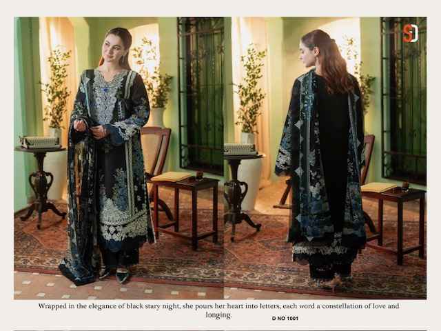 Shraddha Designer Ombre Cotton Dress Material (4 pcs Catalogue)