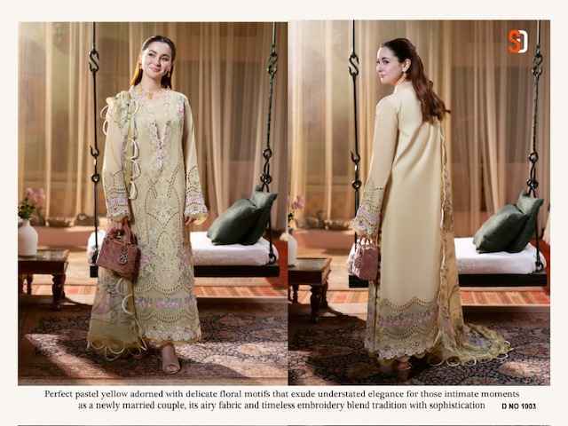 Shraddha Designer Ombre Cotton Dress Material (4 pcs Catalogue)