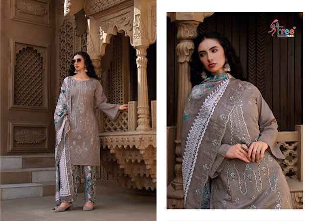 Shree Fabs Bin Saeed Exclusive Vol-1 Cotton Dress Material (6 pcs Catalogue)